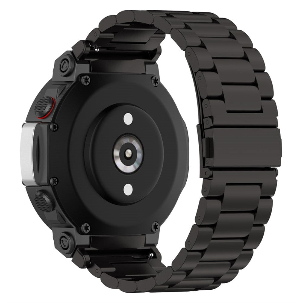 Rigtigt holdbart Amazfit T-Rex 2 Metal Urrem - Sort#serie_1