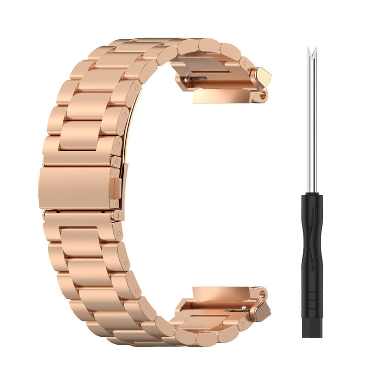 Rigtigt holdbart Amazfit T-Rex 2 Metal Urrem - Guld#serie_3