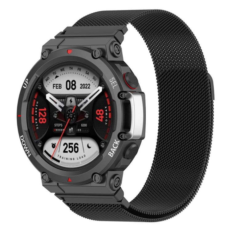 Meget fed Amazfit T-Rex 2 Metal Urrem - Sort#serie_018
