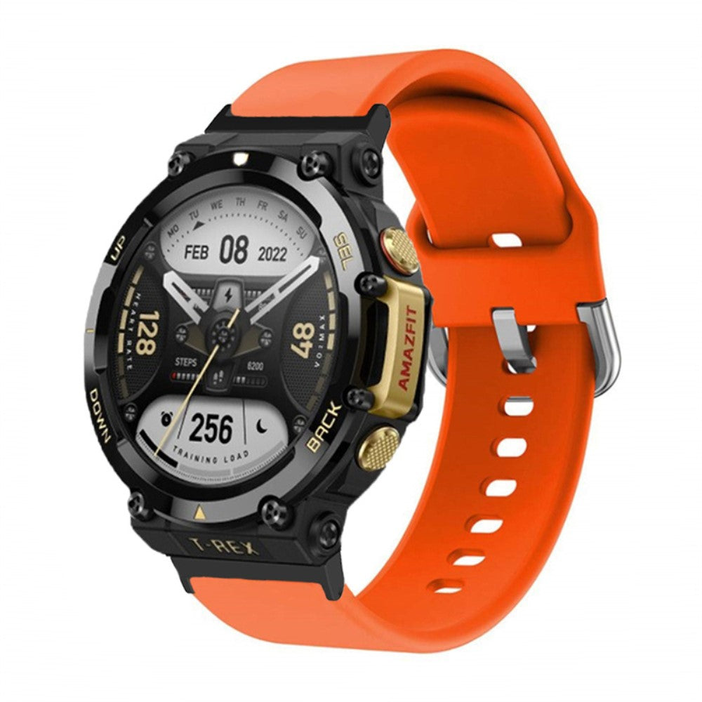 Rigtigt fint Amazfit T-Rex 2 Silikone Urrem - Orange#serie_2