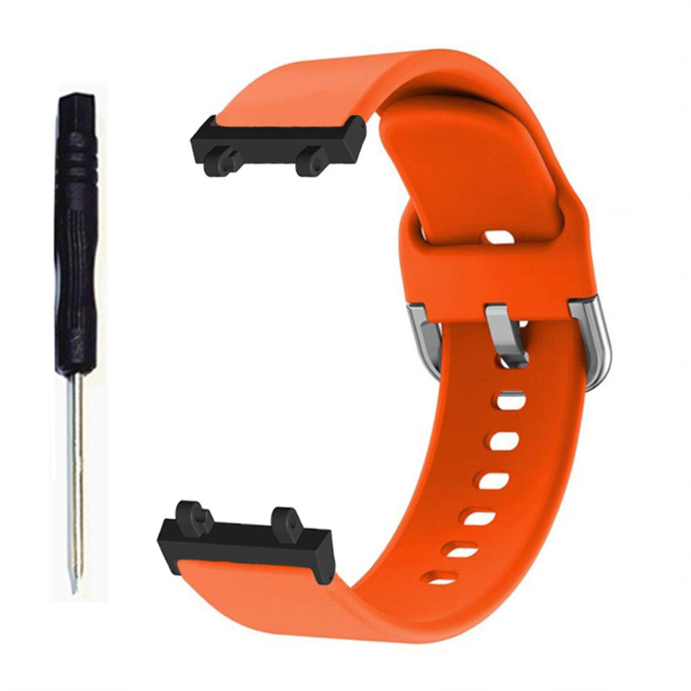 Rigtigt slidstærk Amazfit T-Rex 2 Silikone Rem - Orange#serie_2