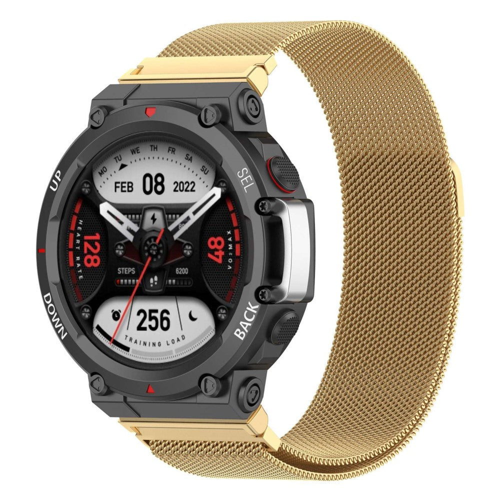Super sejt Amazfit T-Rex 2 Metal Urrem - Guld#serie_3