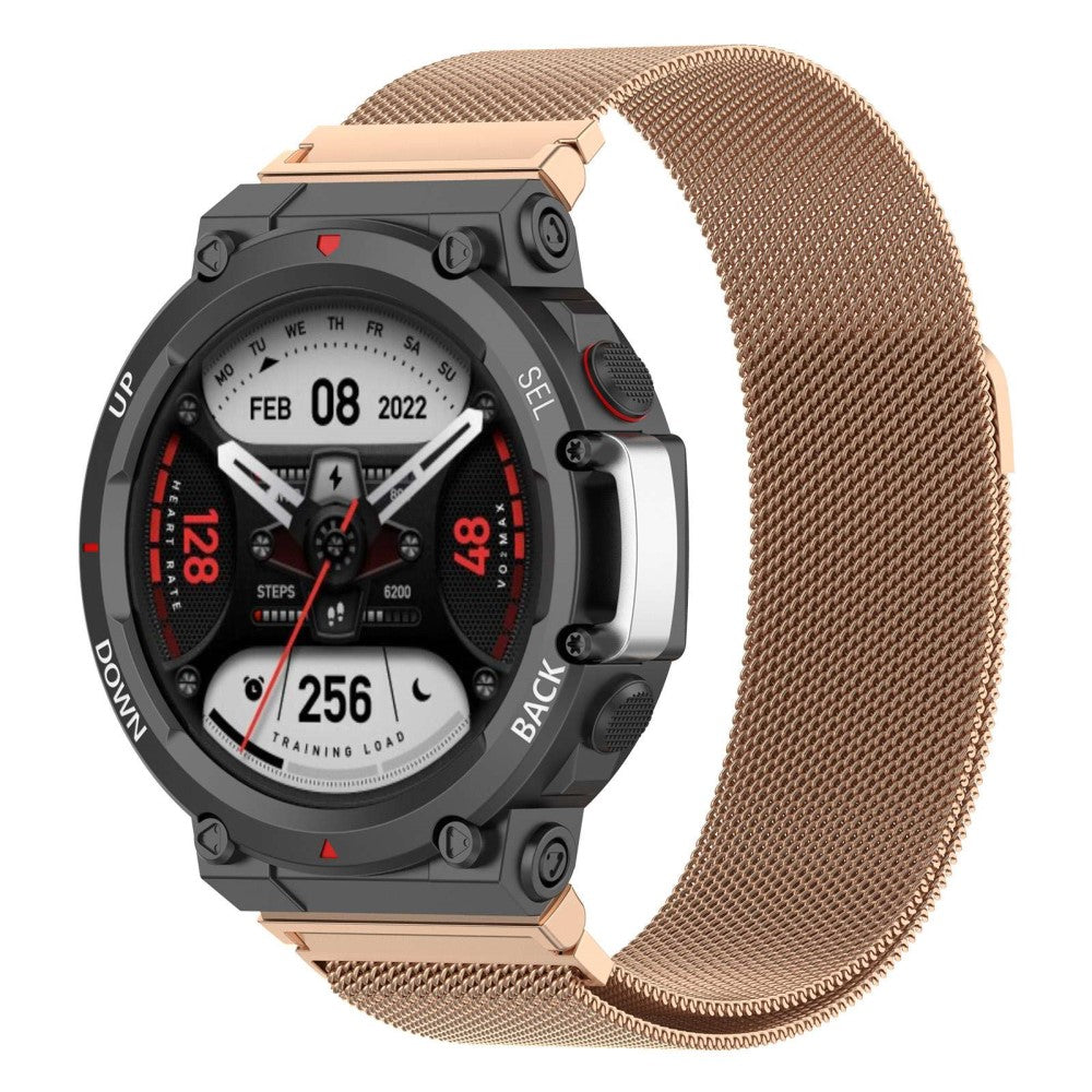 Super sejt Amazfit T-Rex 2 Metal Urrem - Guld#serie_5