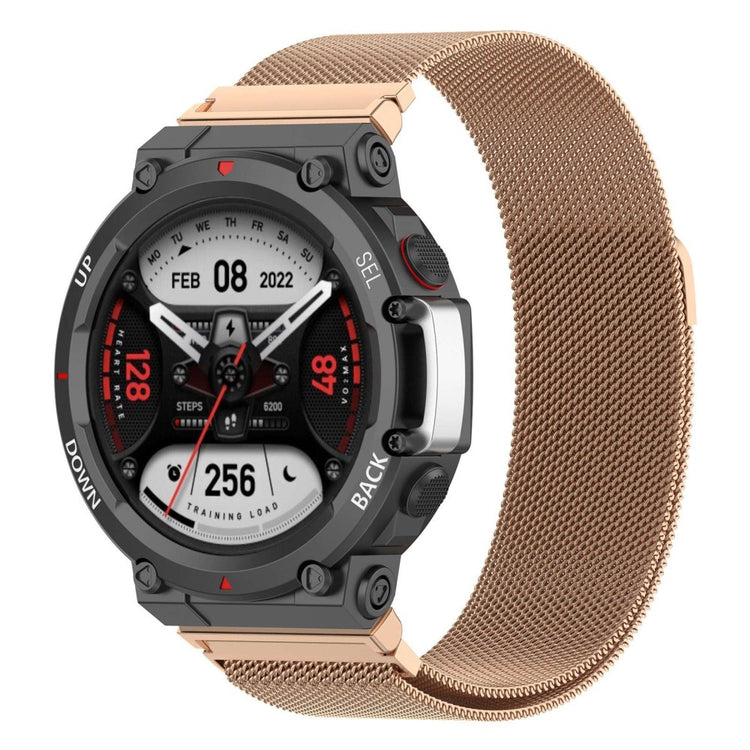 Super sejt Amazfit T-Rex 2 Metal Urrem - Guld#serie_5