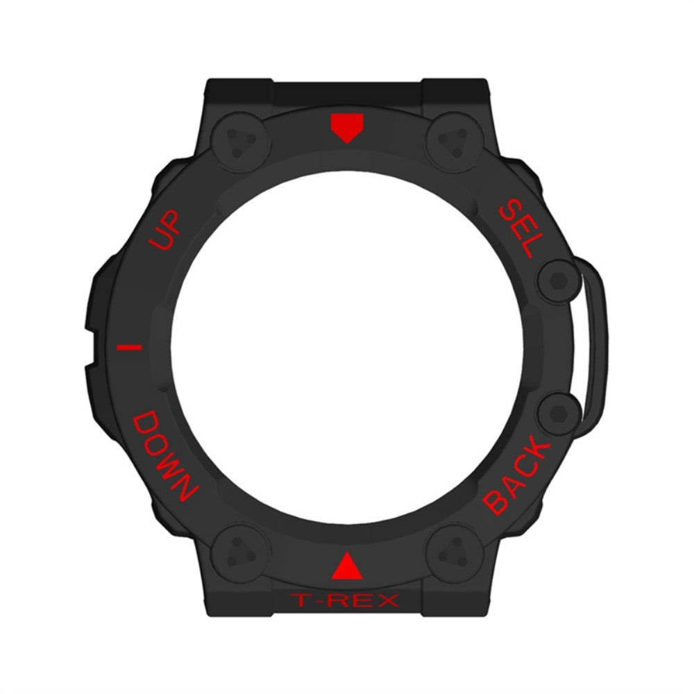 Amazfit T-Rex 2  Plastik Bumper  - Rød#serie_2