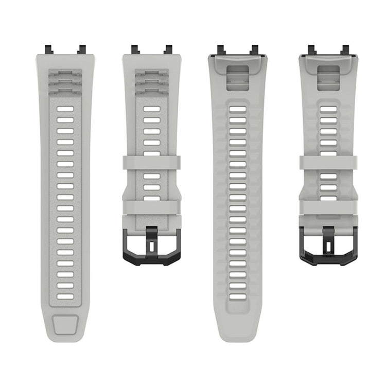 Mega nydelig Amazfit T-Rex 2 Silikone Rem - Sølv#serie_1