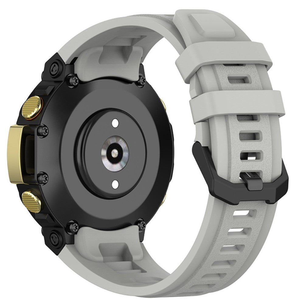 Mega nydelig Amazfit T-Rex 2 Silikone Rem - Sรธlv#serie_1