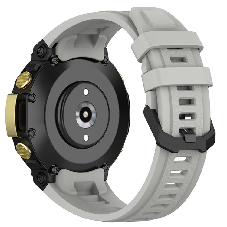 Mega nydelig Amazfit T-Rex 2 Silikone Rem - Sølv#serie_1