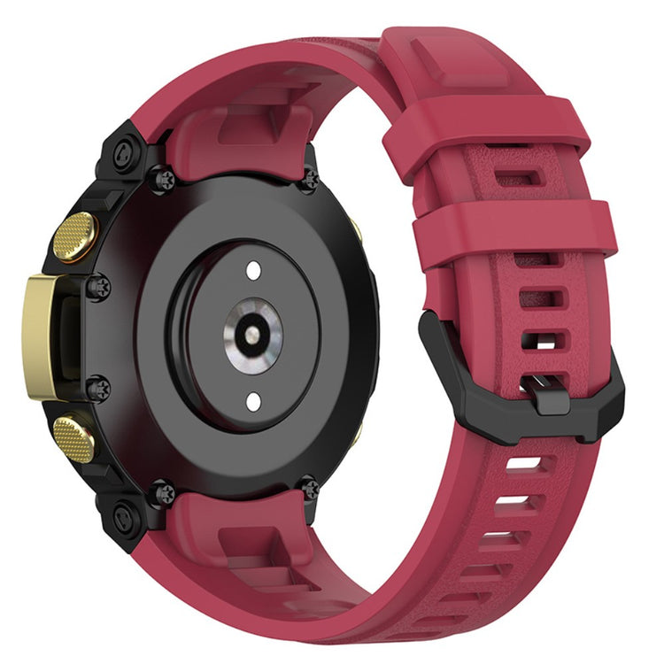 Mega nydelig Amazfit T-Rex 2 Silikone Rem - Rød#serie_5