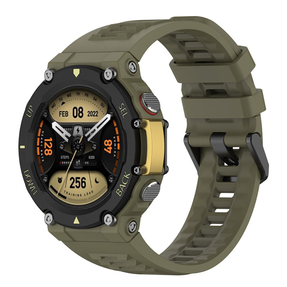 Mega nydelig Amazfit T-Rex 2 Silikone Rem - Grøn#serie_7