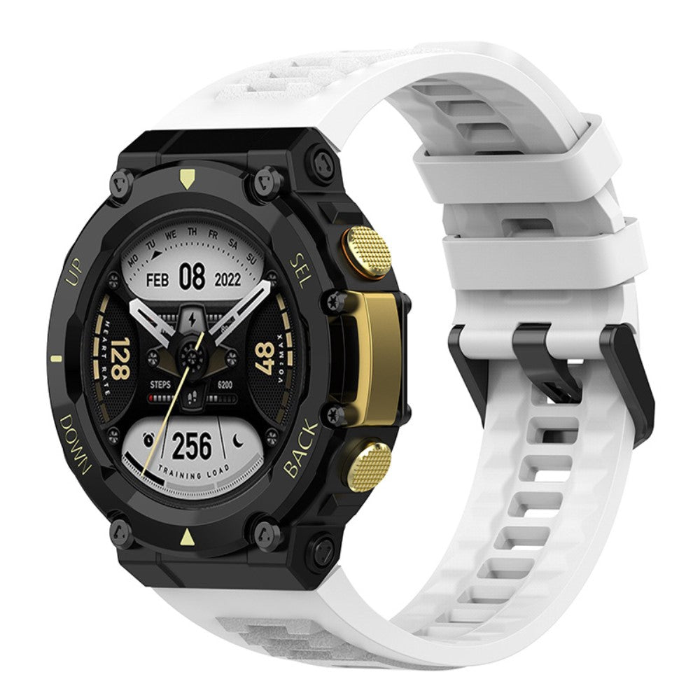 Mega nydelig Amazfit T-Rex 2 Silikone Rem - Hvid#serie_8