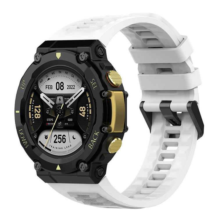 Mega nydelig Amazfit T-Rex 2 Silikone Rem - Hvid#serie_8