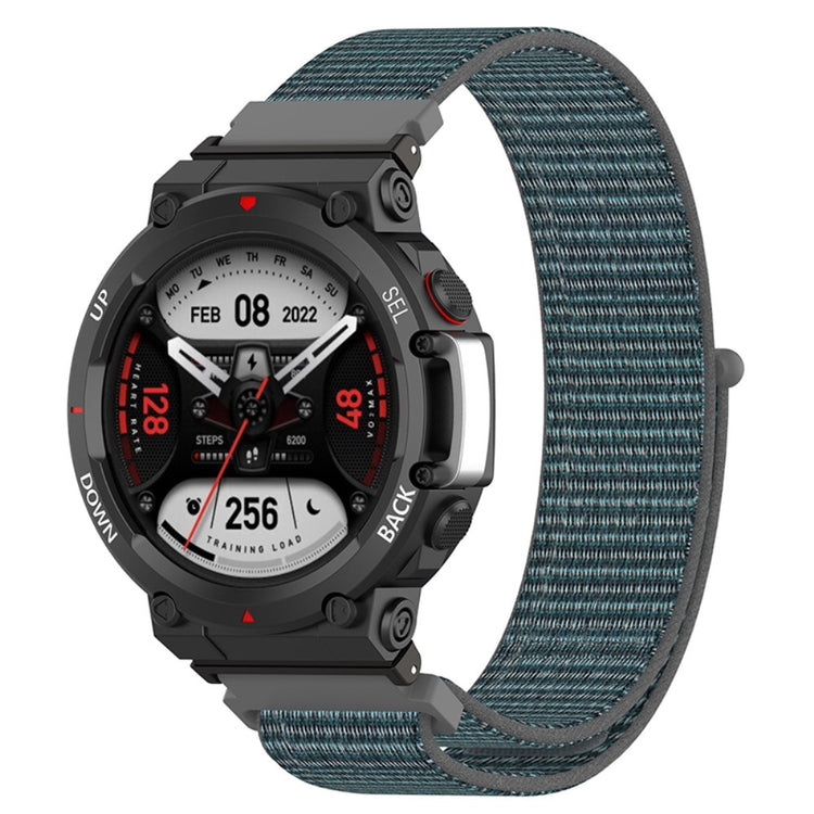 Meget flot Amazfit T-Rex 2 Nylon Rem - Sølv#serie_2