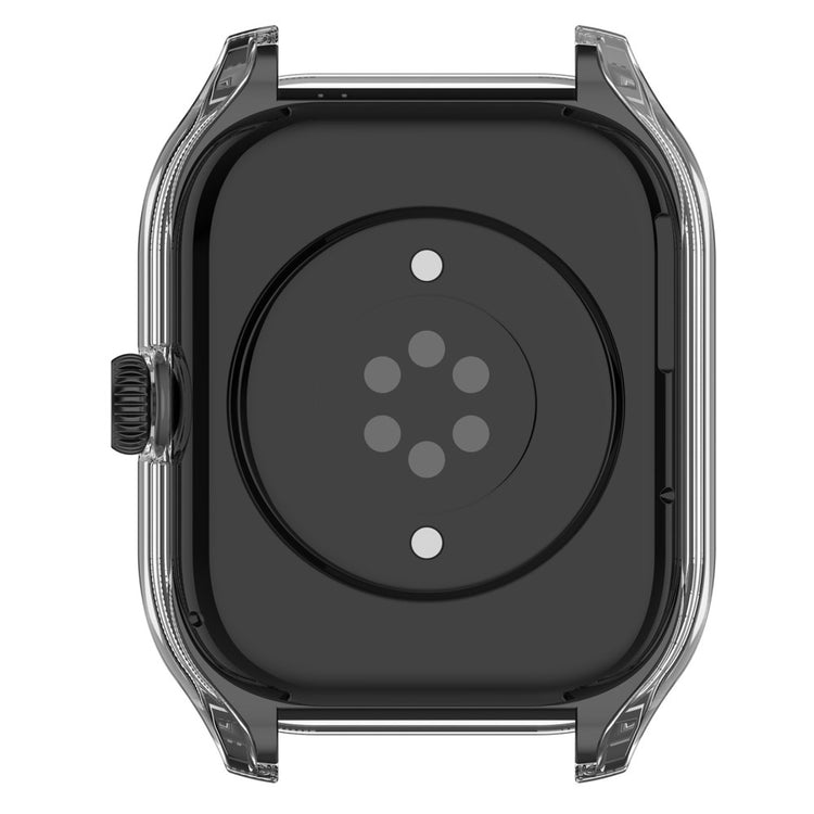 Rigtigt Flot Amazfit GTS 4 Cover med Skærmbeskytter i Plastik og Hærdet Glas - Gennemsigtig#serie_4