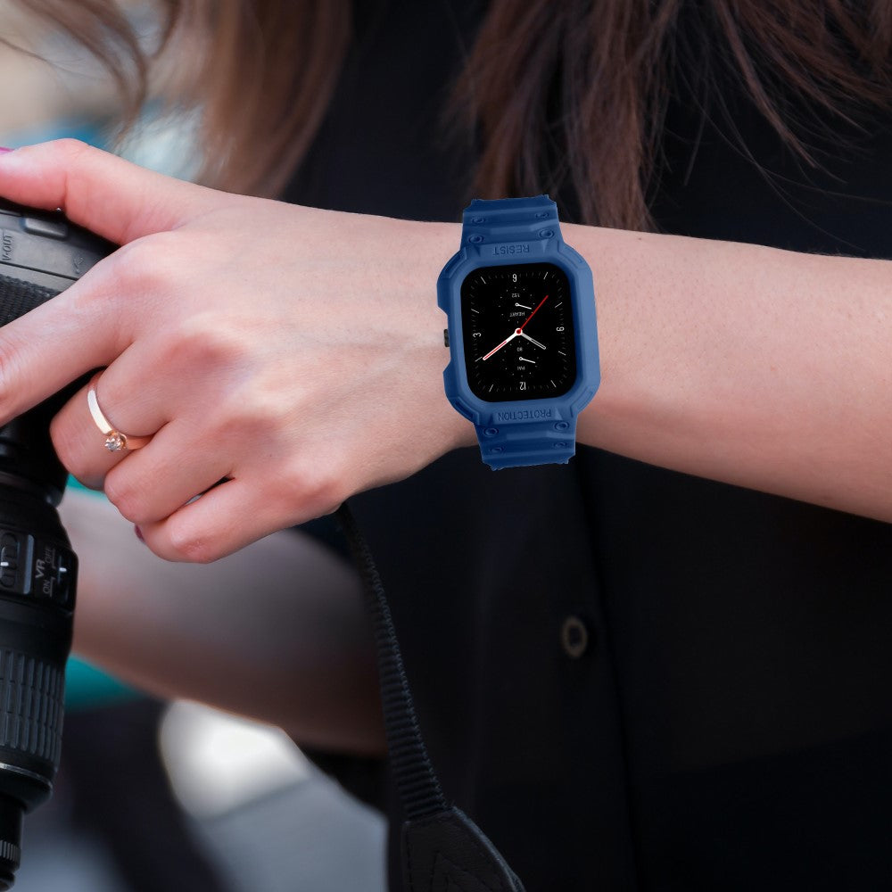 Super pænt Universal Amazfit Silikone Rem - Blå#serie_6