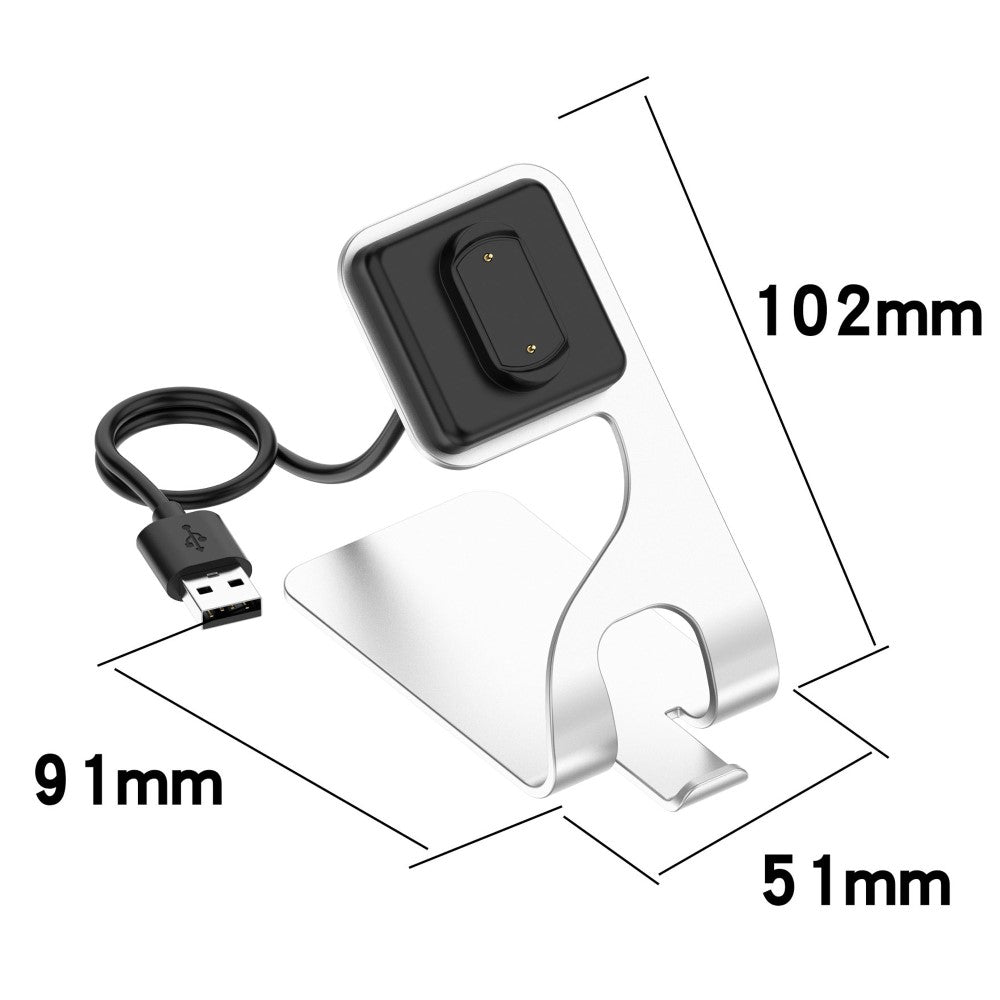 Metal Universal Amazfit Ladestation - Sølv#serie_2