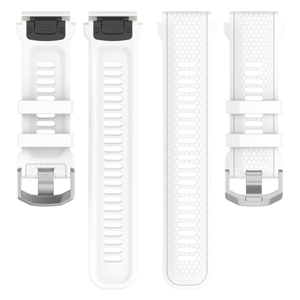 Helt Vildt Godt Silikone Universal Rem passer til Smartwatch - Hvid#serie_2