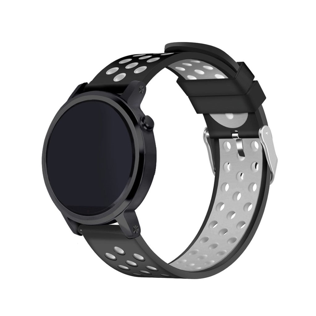 Slidstærk Universal Fossil Silikone Rem - Sort#serie_1