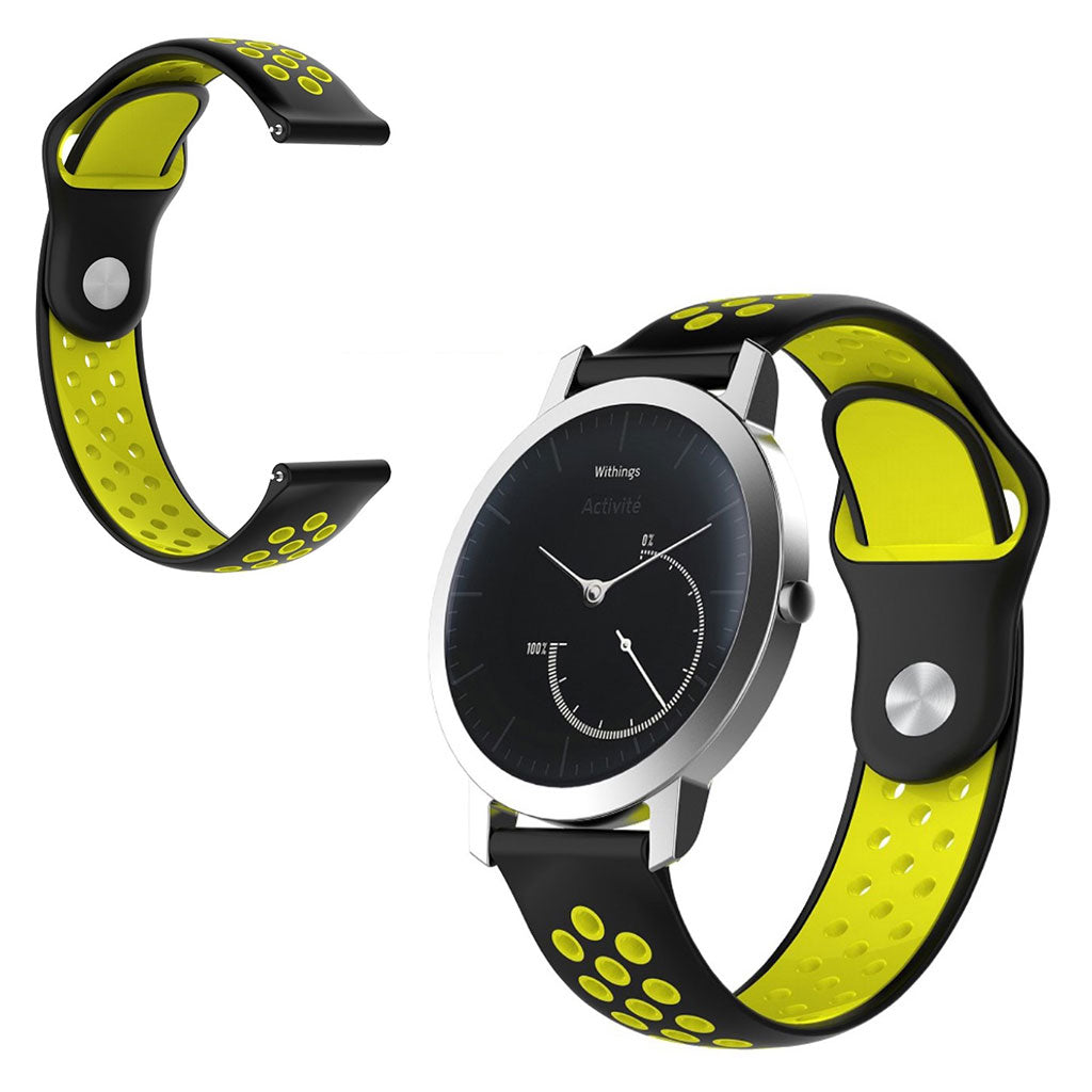 Vildt kรธnt Withings Steel HR (40mm) Silikone Rem - Gul#serie_1