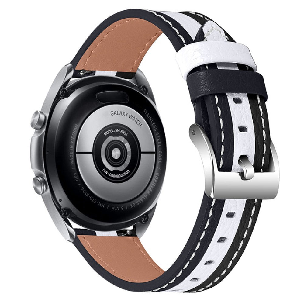 Helt vildt pรฆnt Withings Steel HR (40mm) รgte lรฆder Rem - Hvid#serie_1