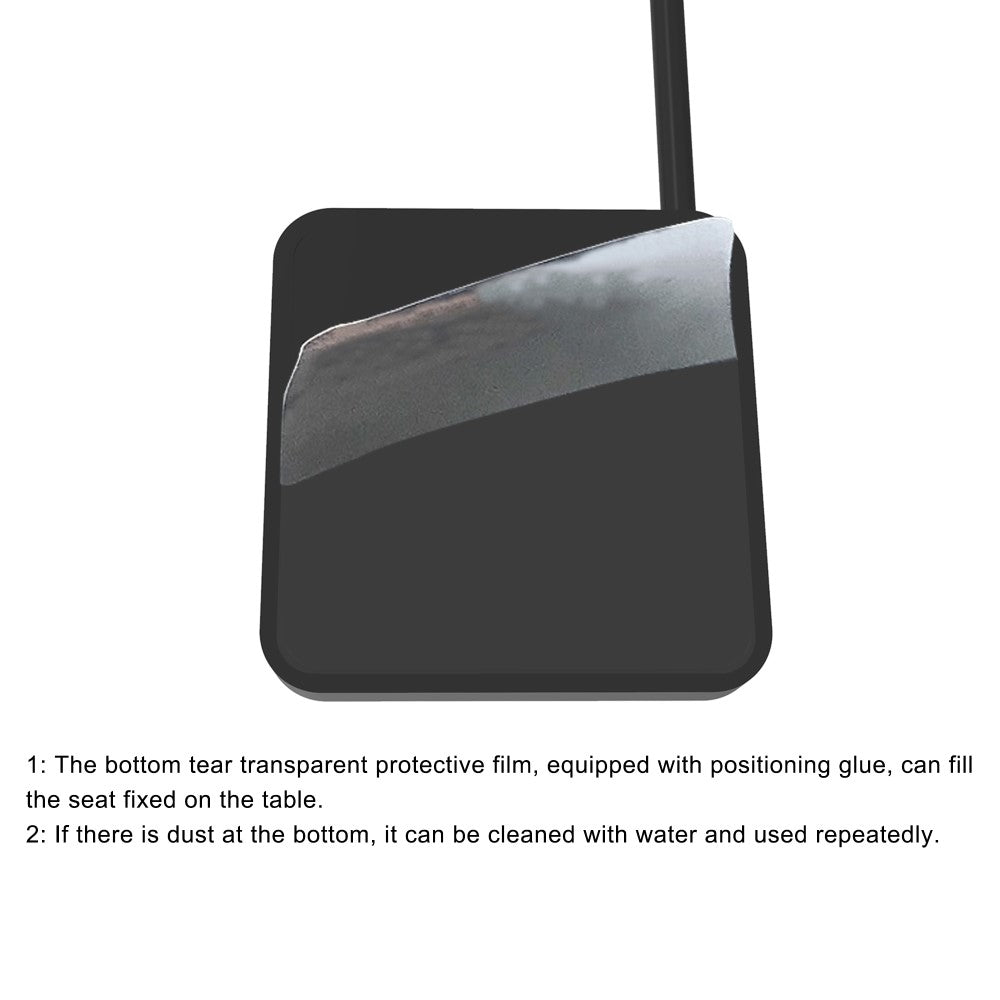 1m Plastik Universal Michael USB Ladestation - Sort#serie_1