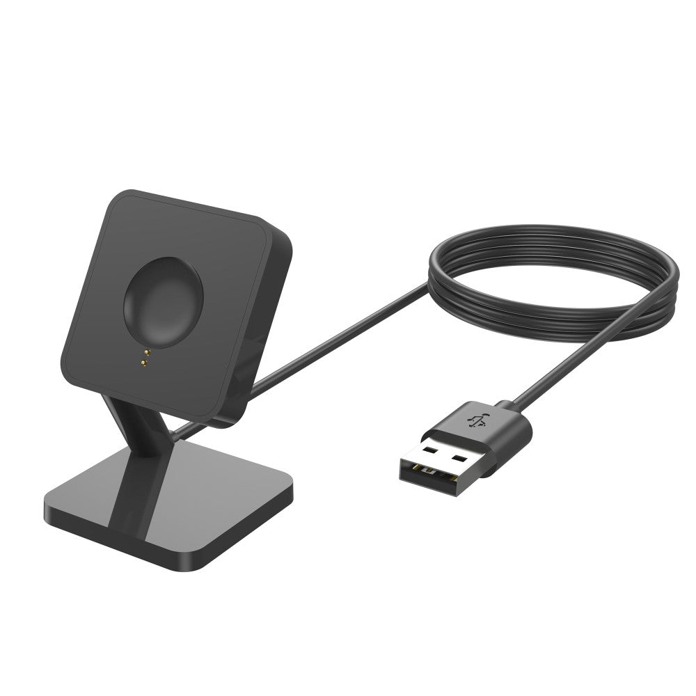 1m Plastik Universal Michael USB Ladestation - Sort#serie_1