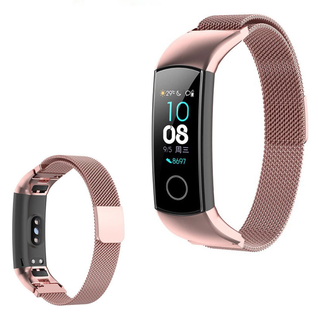 Honor Band 5 / 4 stainless steel watch band - Rose Gold#serie_2