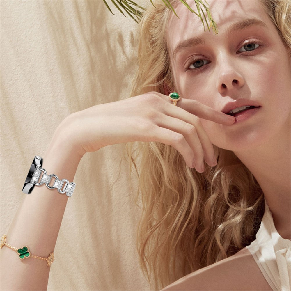 Mega pænt Universal Metal og Rhinsten Rem - Sølv#serie_4