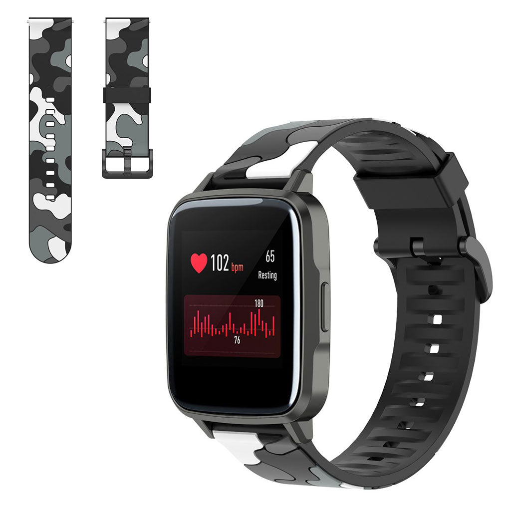 Vildt smuk Haylou SmartWatch LS01 Silikone Rem - Sรธlv#serie_1