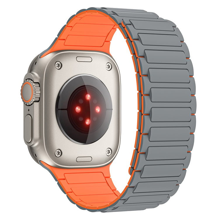 Helt Vildt Fint Silikone Universal Rem passer til Apple Smartwatch - Orange#serie_5