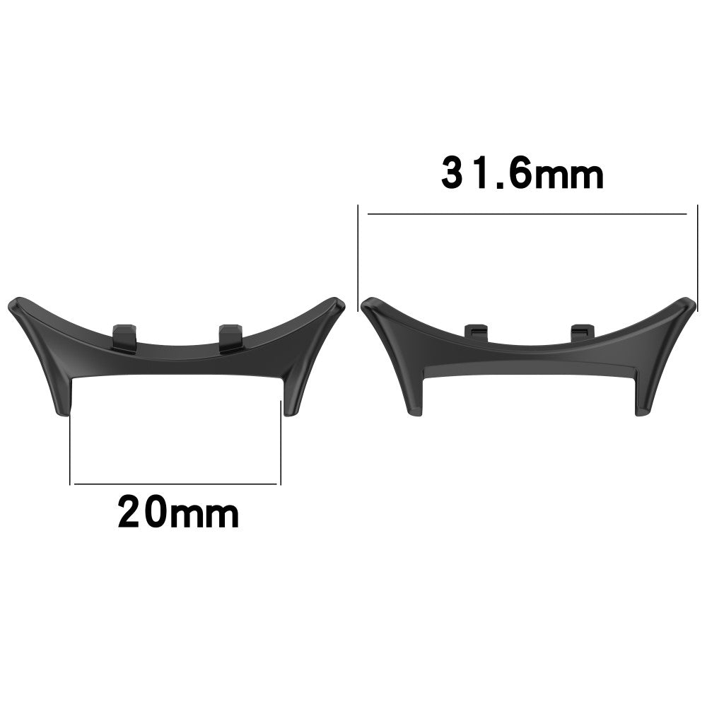1 Pair Watch Strap Connector Vivo Watch 3 Metal Adapter Replaceable 20mm - Silver#serie_006