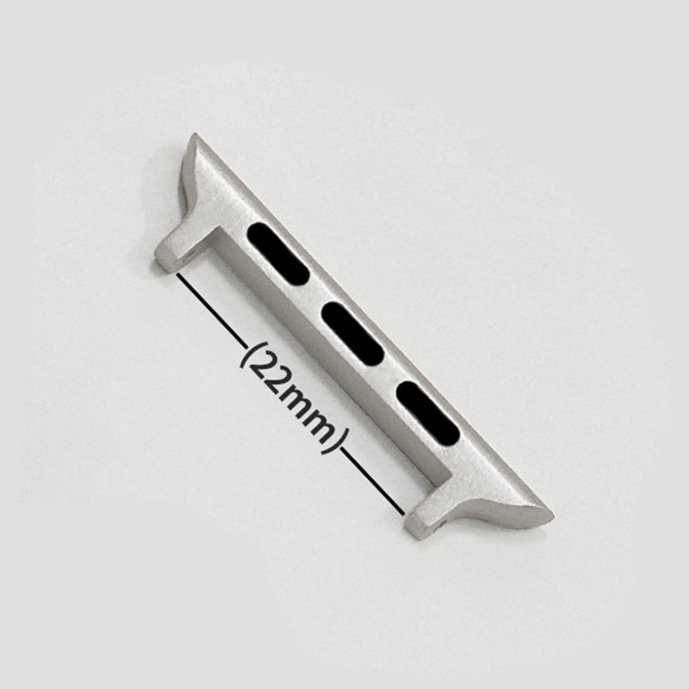1 Pair Stainless Steel Adapter Apple Watch Series 41mm - 40mm - 38mm , 22mm Watch Strap Connector - Starlight#serie_6