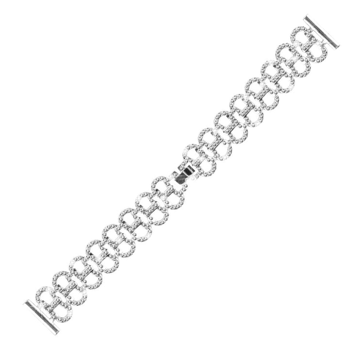 Huawei Watch 2 Gourd Shape Replacement band Rhinestones Decor Alloy Smart Watch Strap - Silver#serie_3