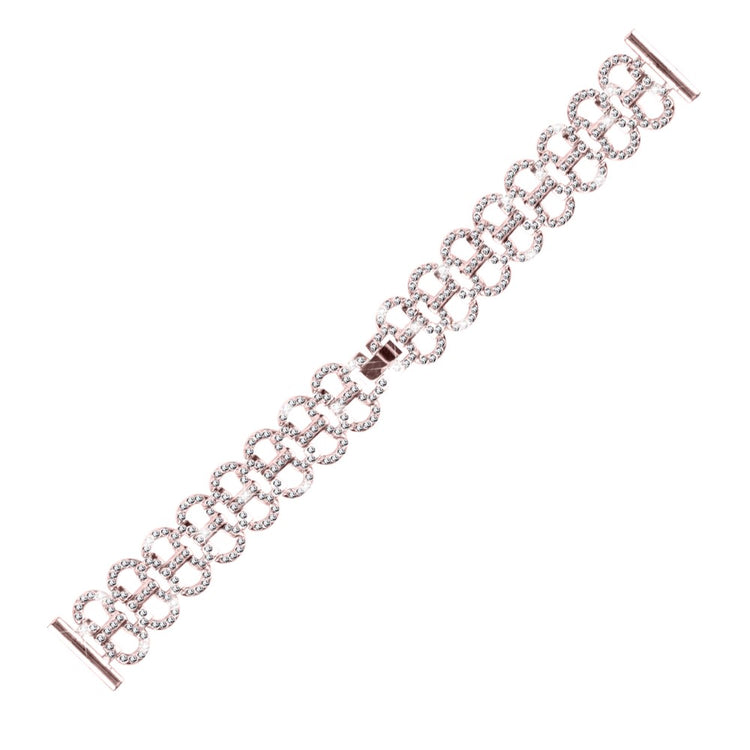 Huawei Watch 2 Gourd Shape Replacement band Rhinestones Decor Alloy Smart Watch Strap - Pink#serie_5