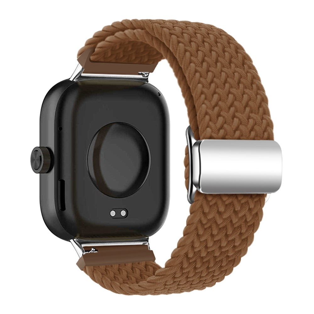 Xiaomi Smart Band 8 Pro / Redmi Watch 4 Strap Magnetic Buckle Woven Loop Watch Band - Brown#serie_4