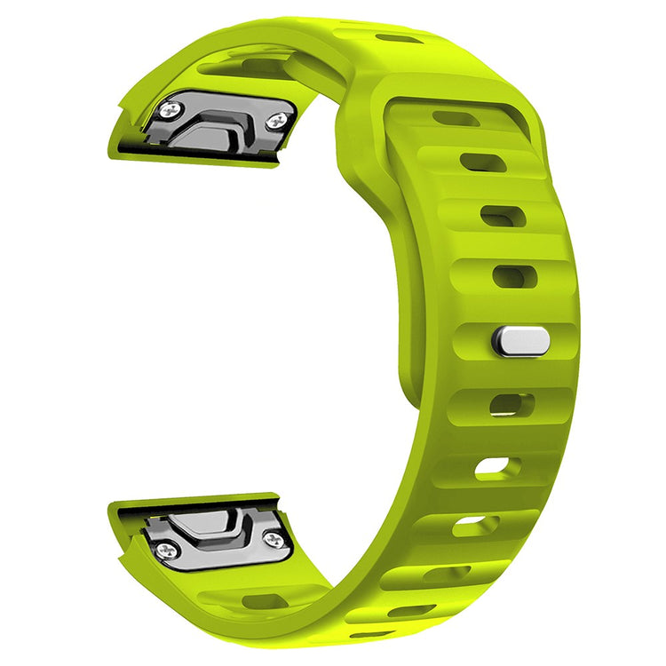 Garmin Fenix 7X Soft Silicone Watch Strap Adjustable Wrist Band Replacement - Green#serie_8