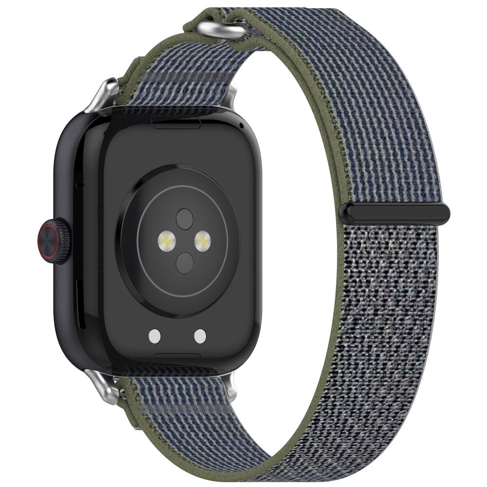 vivo Watch GT Braided Wristband Nylon Sport Loop Watch Band - Green+Grey#serie_5