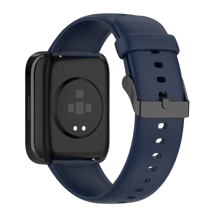 SKG V9 / V9 Pro / Huami Amazfit Bip 5 / Bip 5 Unity Watch Strap Liquid Silicone Band Replacement - Navy Blue#serie_4