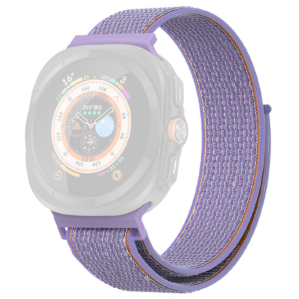 Samsung Galaxy Watch Ultra 47mm Adjustable Braided Nylon Band Replacement Wrist Strap - Purple#serie_5