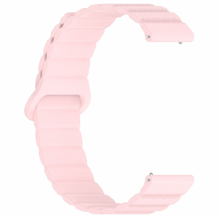 Huawei Watch GT 3 42mm / GT 3 Pro 43mm Universal 20mm Watch Strap Dot Pattern Magnetic Silicone Band - Pink#serie_10