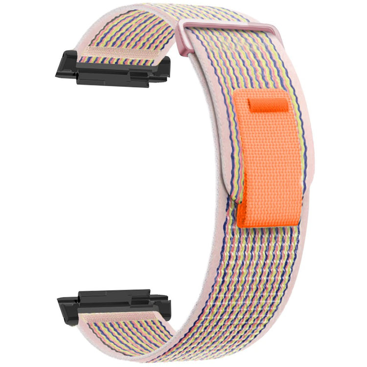 Xiaomi Watch H1 Nylon Watch Band Adjustable Loop Fastener Strap - Pink#serie_2