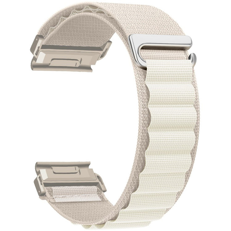 Garmin Fenix 7 / 7 Pro / 5 Watch Band 22mm Quick Release C Buckle Nylon Watch Strap - Retro White#serie_4