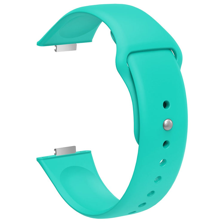 Huawei Watch Fit 3 Replacement Strap Silicone Watch Band with Silver Buckle - Mint Green#serie_3