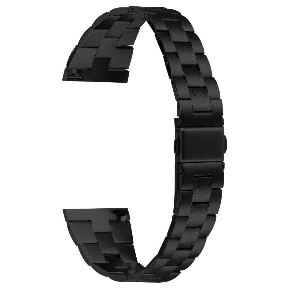 Fossil Gen 5 Carlyle Stainless Steel Replacement Band Lines Design Watch Strap - Black#serie_1