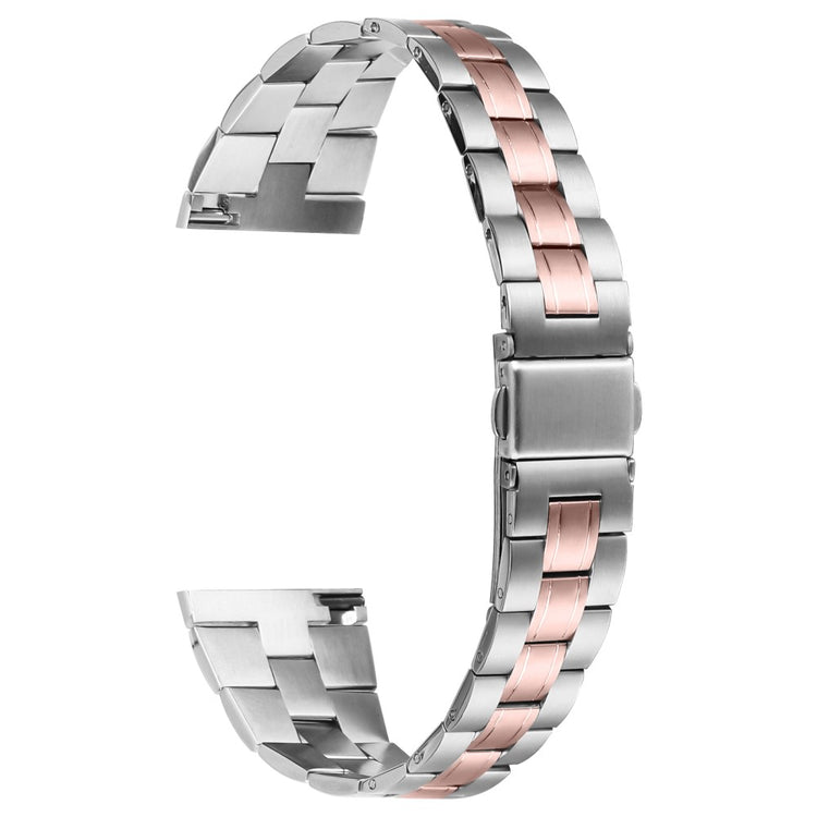 Honor Watch Dream Watch Band Stainless Steel Replacement Strap Three-Beads - Silver+Pink Gold#serie_1