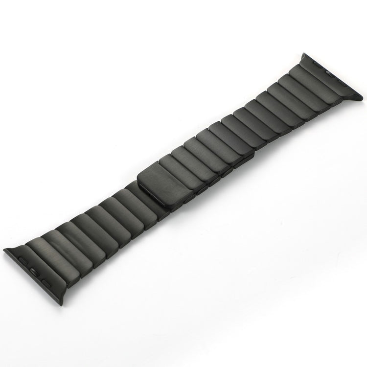 Apple Watch Series 49mm - 45mm - 44mm - 42mm Magnetic Metal Watch Strap - Black#serie_4