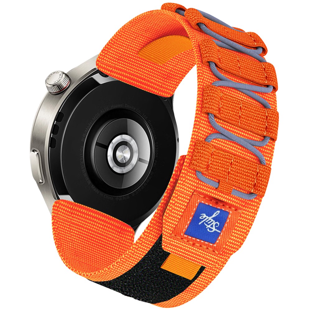 22mm Nylon Sport Band Huawei Watch GT 4 46mm / Watch 4 Pro / Watch 4 Wrist Strap Replacement - Orange#serie_2