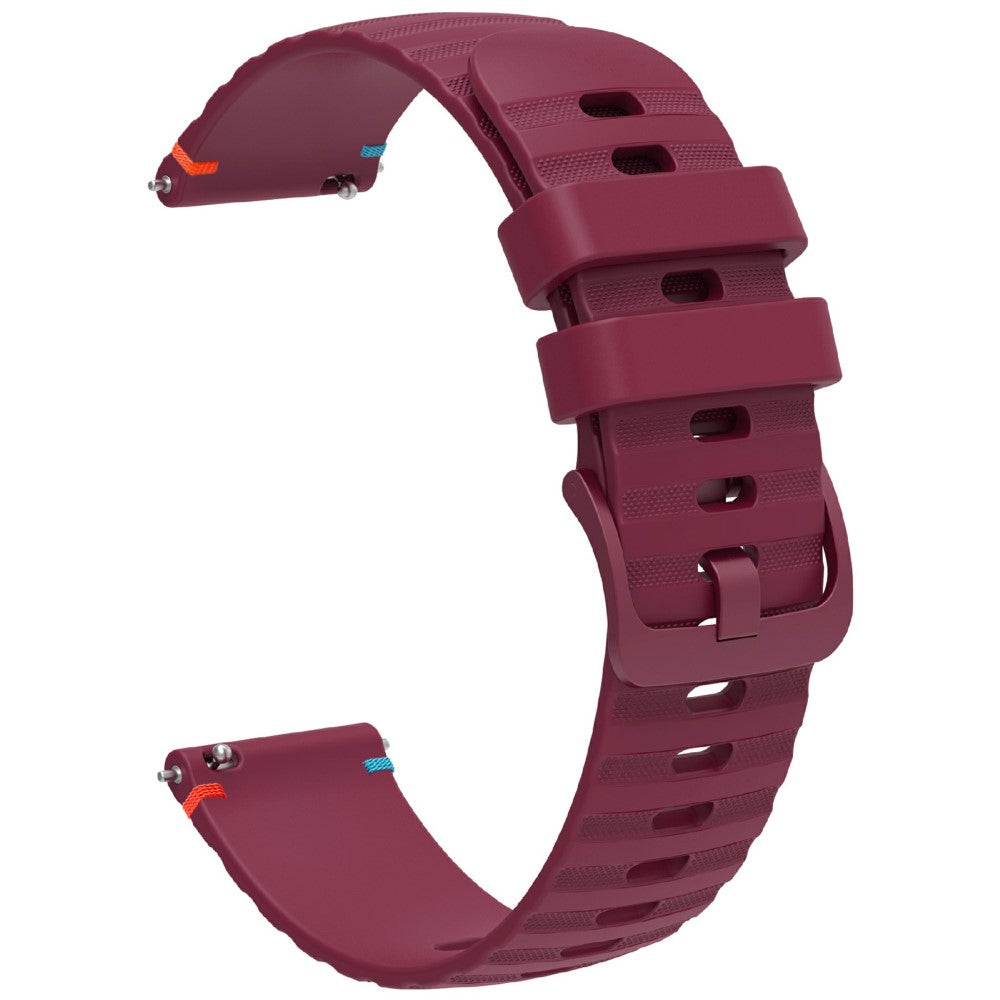 Samsung Galaxy Watch7 Universal 20mm Silicone Watch Strap - Wine Red#serie_7