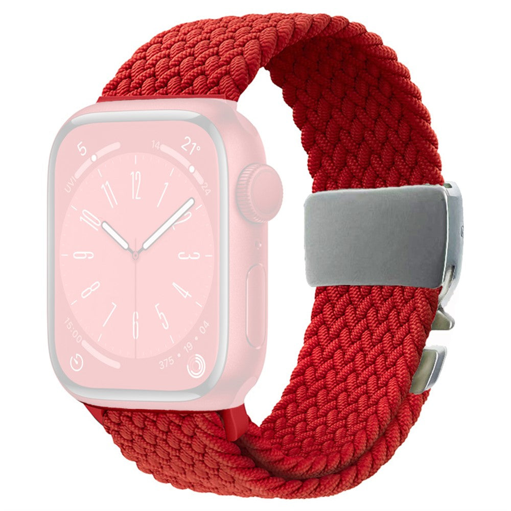 Strap Apple Watch Series 41mm - 40mm - 38mm Woven Watch Band - Red#serie_2