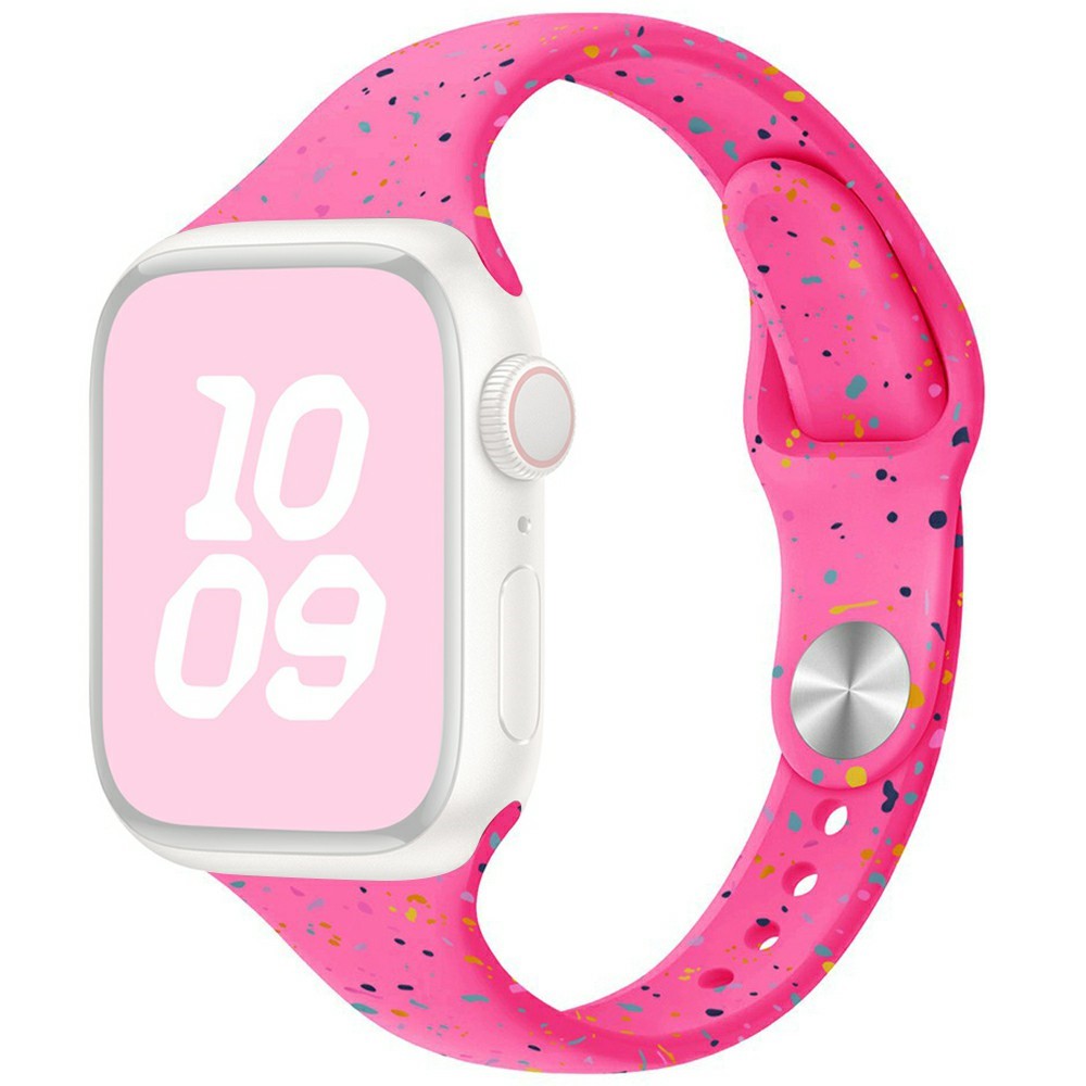 Silicone Strap Apple Watch Series 49mm - 45mm - 44mm - 42mm Band - Barbie Pink#serie_2